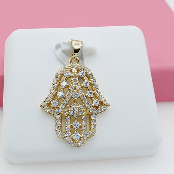 "925 Sterling Silver Cubic Zirconia Pendant, U19254461 - Picture 9 of 11